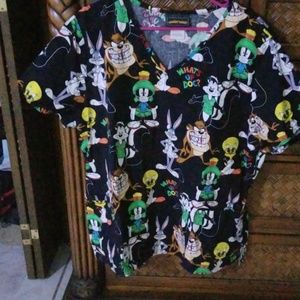 Looney Tunes Scrub top